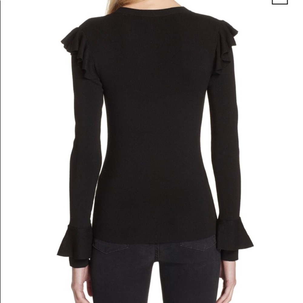 Alice + Olivia Ruffled Top - Picture 6 of 6